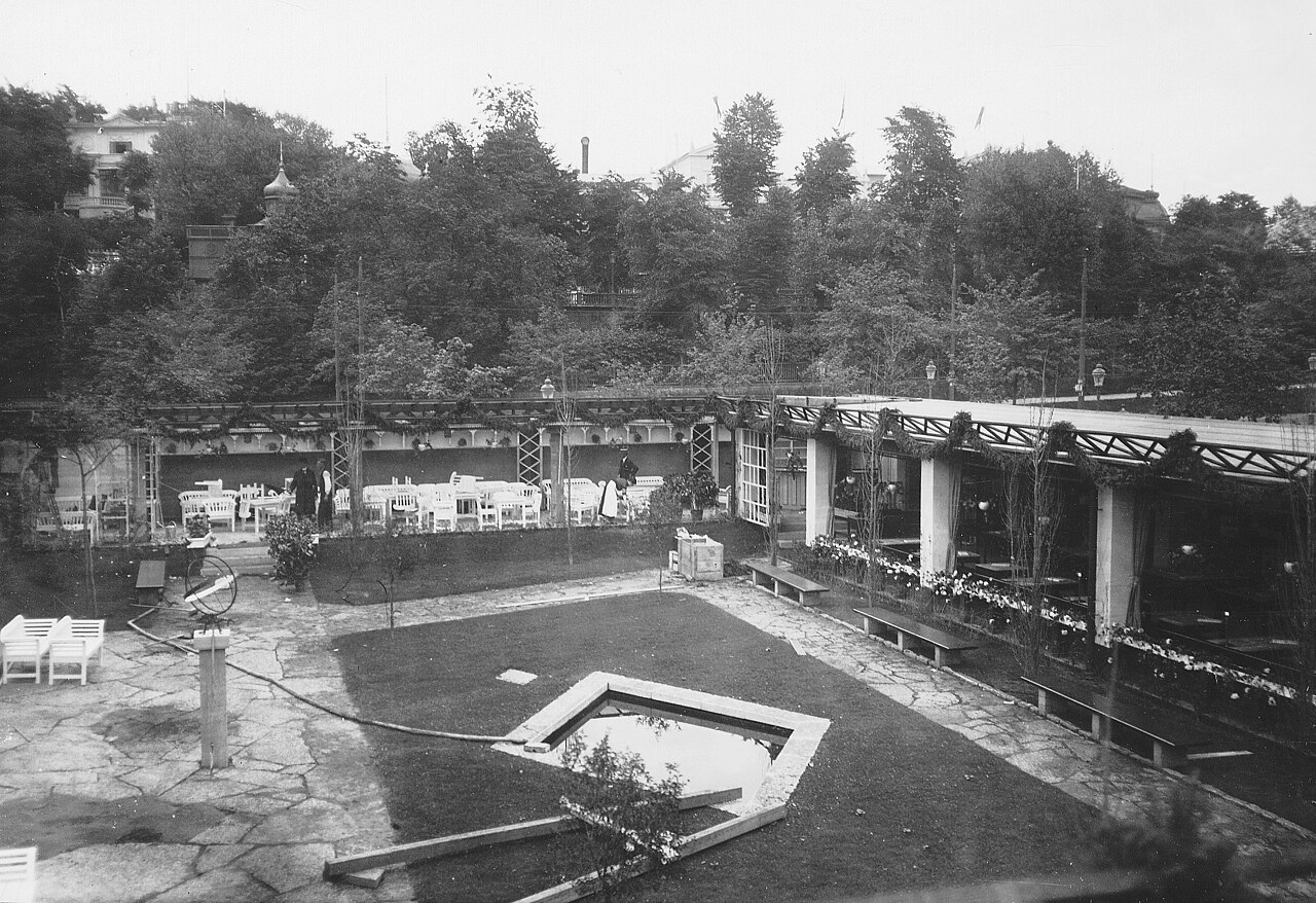 Blå Porten in earlier days
